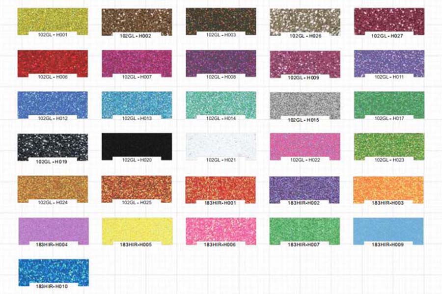 glitter eva color chat