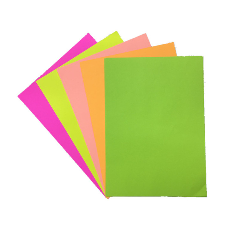 Papier de couleur néon