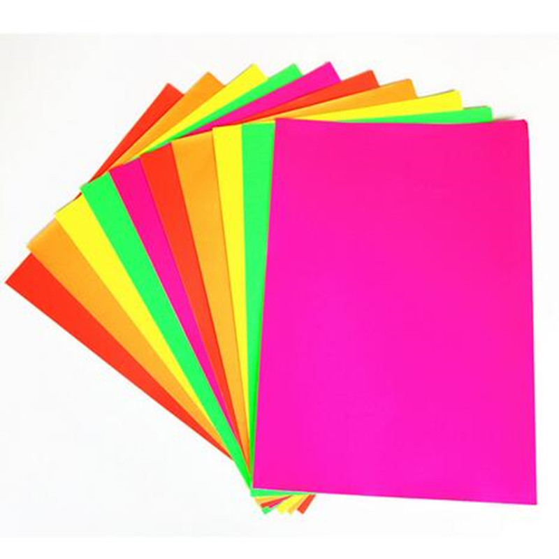 Neon kleur papier