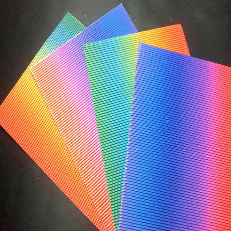 Rainbow Corrugated nga Papel